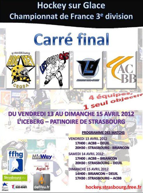 Photo hockey D3 : Le carré final à Strasbourg - Division 3