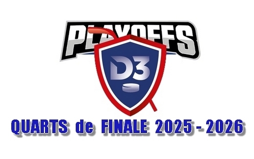 Photo hockey D3 - Play-Offs Résultats Match 2 - 1/4 finale - 18/04/2026 - Division 3