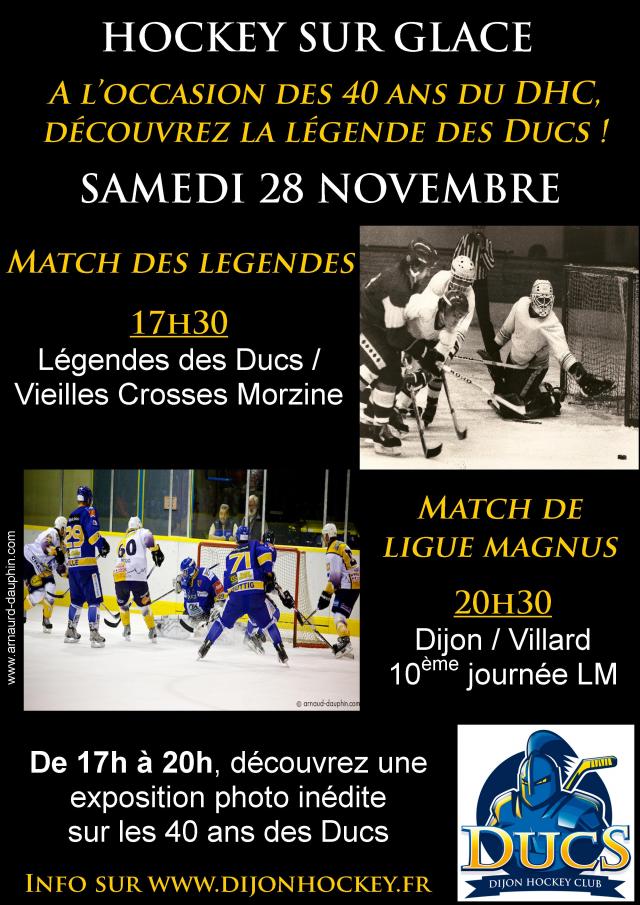 Photo hockey Dijon fête ses 40 ans - Ligue Magnus : Dijon  (Les Ducs)