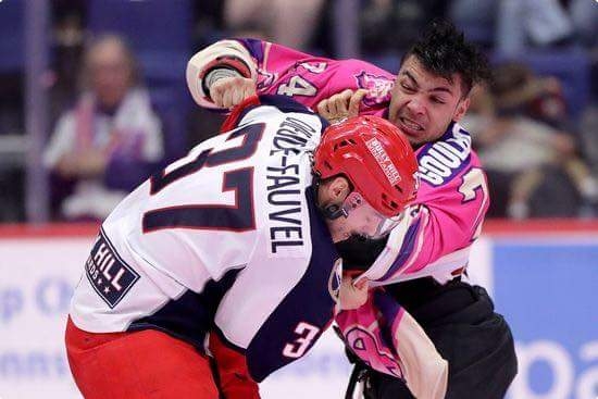 Photo hockey ECHL : Benjamin Dieudé-Fauvel avec les Nailers - ECHL - East Coast League