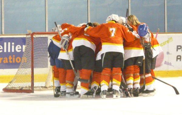 Photo hockey Fem Ex: Languedoc - Roussillon réaction d
