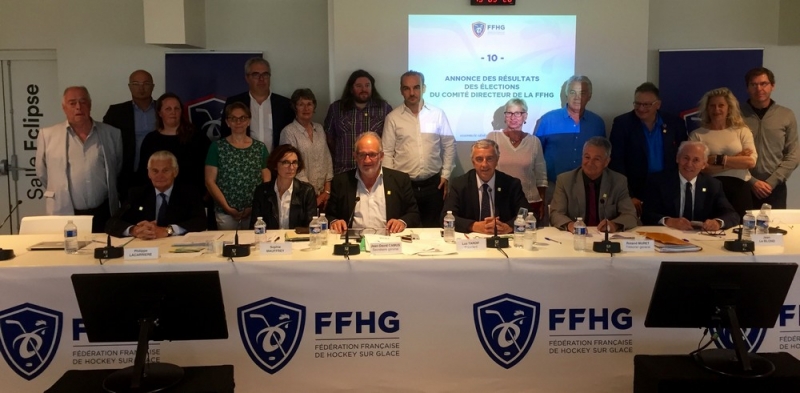 Photo hockey FFHG : Luc Tardif réélu - Hockey en France