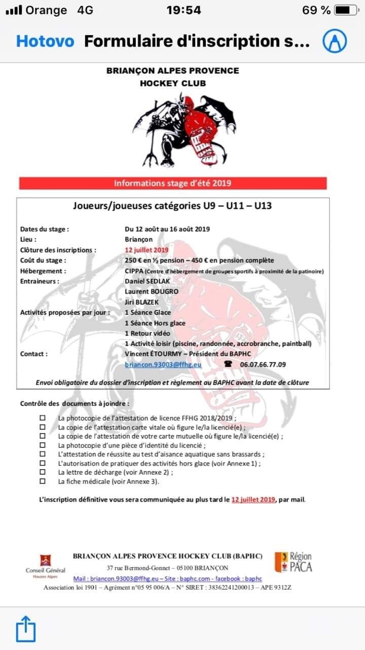 Photo hockey Formation chez les Diables Rouges - Hockey Mineur : Briançon II (Les Diables Rouges)