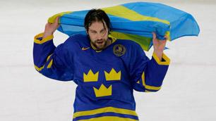 Photo hockey Forsberg avec la Suède - Hockey dans le Monde