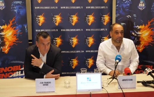 Photo hockey Grenoble -  Conférence de Presse - Ligue Magnus : Grenoble  (Les Brûleurs de Loups)