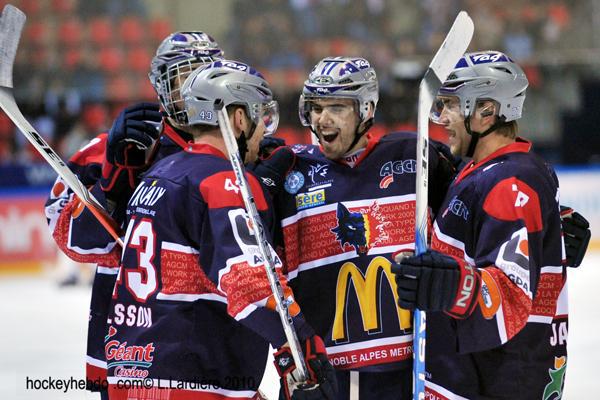 Photo hockey Grenoble : matchs amicaux - Ligue Magnus : Grenoble  (Les Brûleurs de Loups)