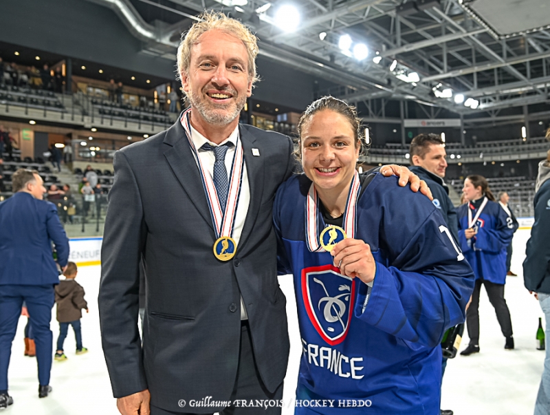 Photo hockey Hockey sur glace -Les Françaises remportent le championnat du monde  - Championnats du monde : France (Team France)