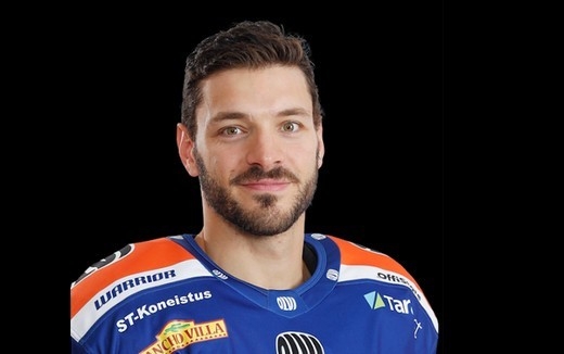Photo hockey ITW de Charles Bertrand après Rouen – Tampere en CHL - Europe : Continental Cup - CHL