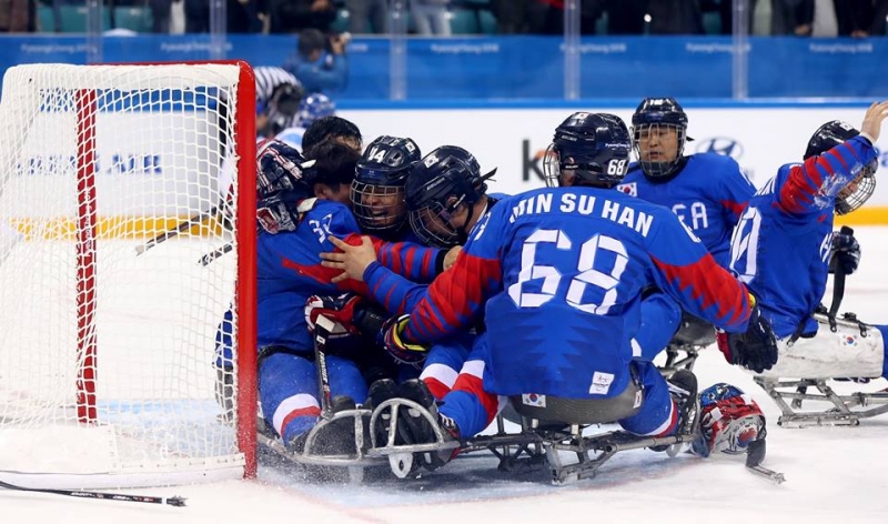 Photo hockey Jeux paralympiques : La Corée en bronze - Jeux olympiques