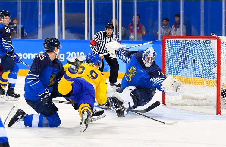 Photo hockey JO : Canada et Suède en quarts - Jeux olympiques