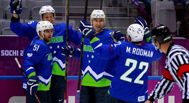 Photo hockey JO : La Slovénie entre dans l