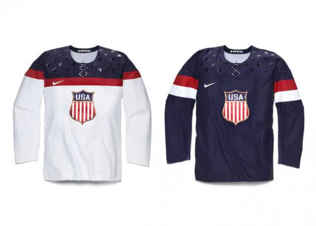 Photo hockey JO : Les maillots américains - Jeux olympiques