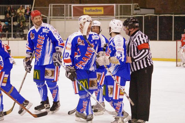Photo hockey JO 1992 : Match commémoratif - Hockey en France