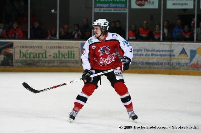 Photo hockey Johan Larsson part en Suède - Ligue Magnus : Briançon  (Les Diables Rouges)