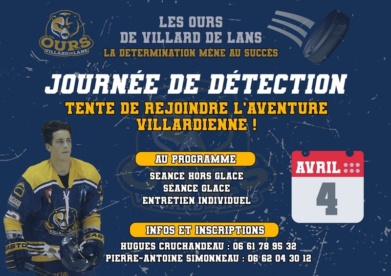 Photo hockey Journée de détection à Villard - Division 2 : Villard-de-Lans (Les Ours)