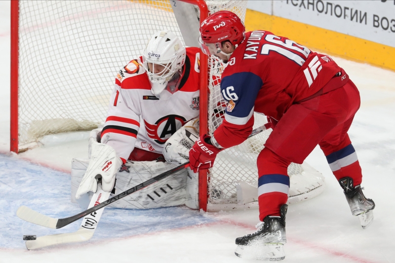 Photo hockey KHL : Blancs et septièmes - KHL - Kontinental Hockey League