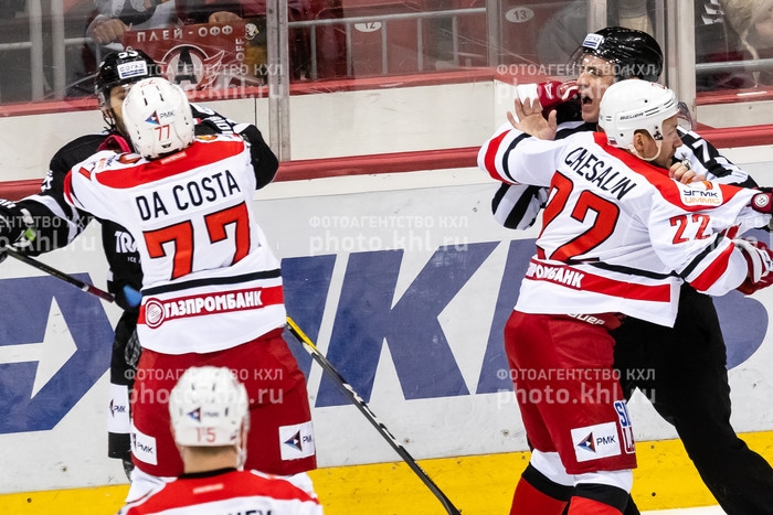 Photo hockey KHL : Da Costa expulsé - KHL - Kontinental Hockey League