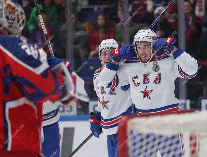 Photo hockey KHL : Dos à dos - KHL - Kontinental Hockey League