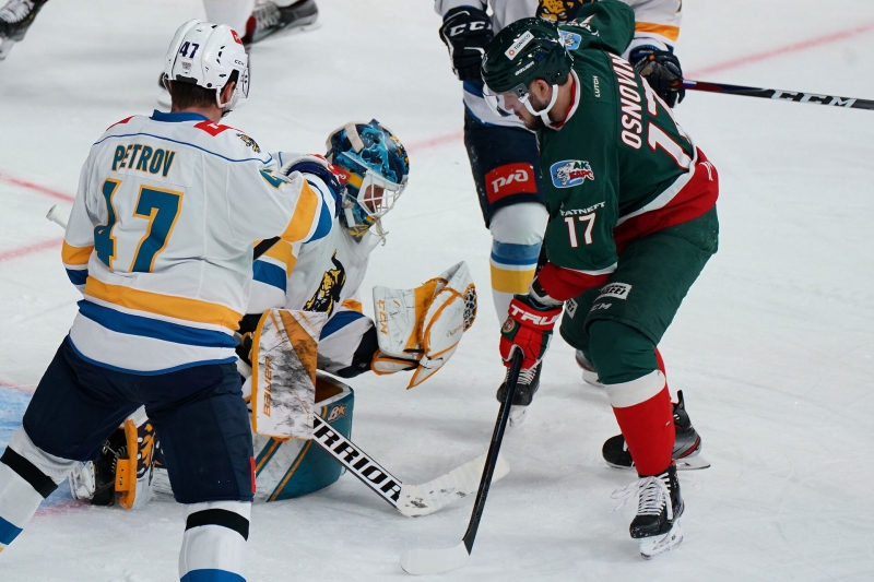 Photo hockey KHL : Le leopard et la panthère - KHL - Kontinental Hockey League