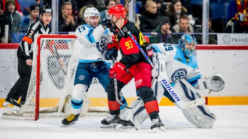 Photo hockey KHL : Le leopard et la panthère - KHL - Kontinental Hockey League