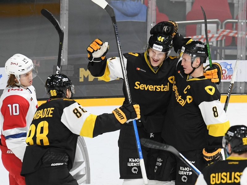 Photo hockey KHL : Les sidérurgistes font dérailler le train - KHL - Kontinental Hockey League