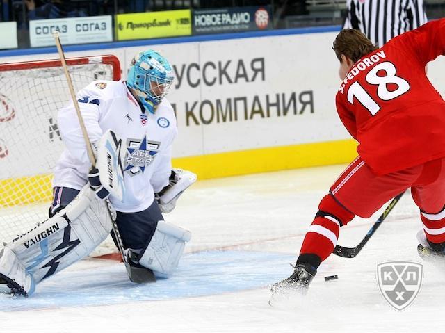 Photo hockey KHL : Pléthore de buts - KHL - Kontinental Hockey League