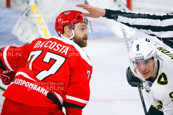Photo hockey KHL : Soirée prolifique pour Da Costa - KHL - Kontinental Hockey League