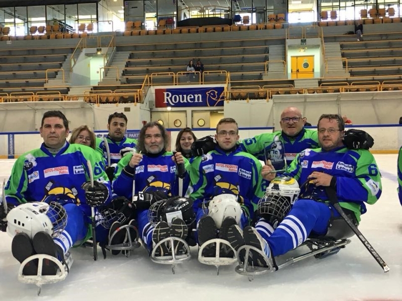 Photo hockey Le Hockey Luge de passage à Rouen - Autour du hockey