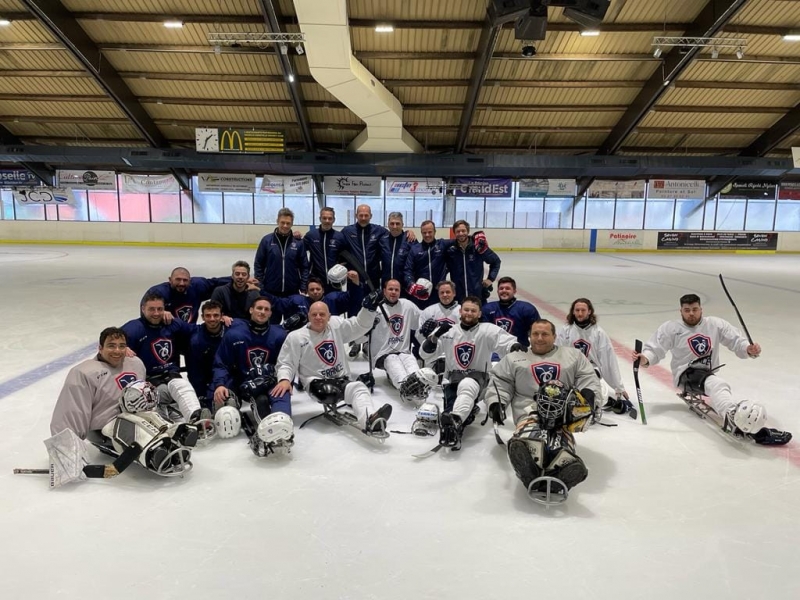 Photo hockey Le ParaHockey en préparation. - Equipes de France