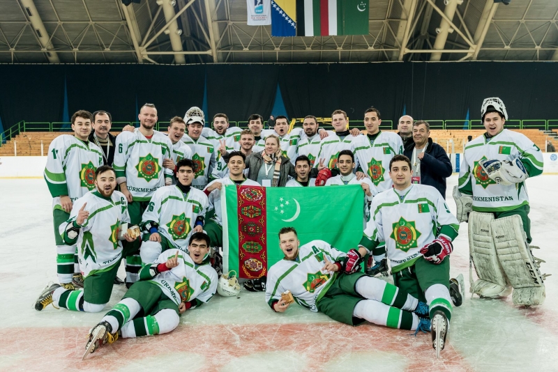 Photo hockey Le Turkménistan aux mondiaux 2019 - Championnats du monde