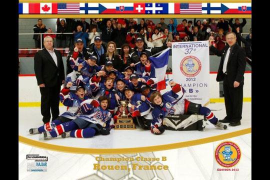 Photo hockey Les Dragons gagnent le Peewee - Hockey Mineur : Rouen II (Dragons Académie)