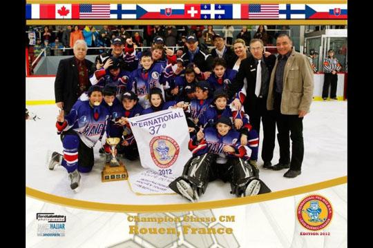 Photo hockey Les Dragons gagnent le Peewee - Hockey Mineur : Rouen II (Dragons Académie)