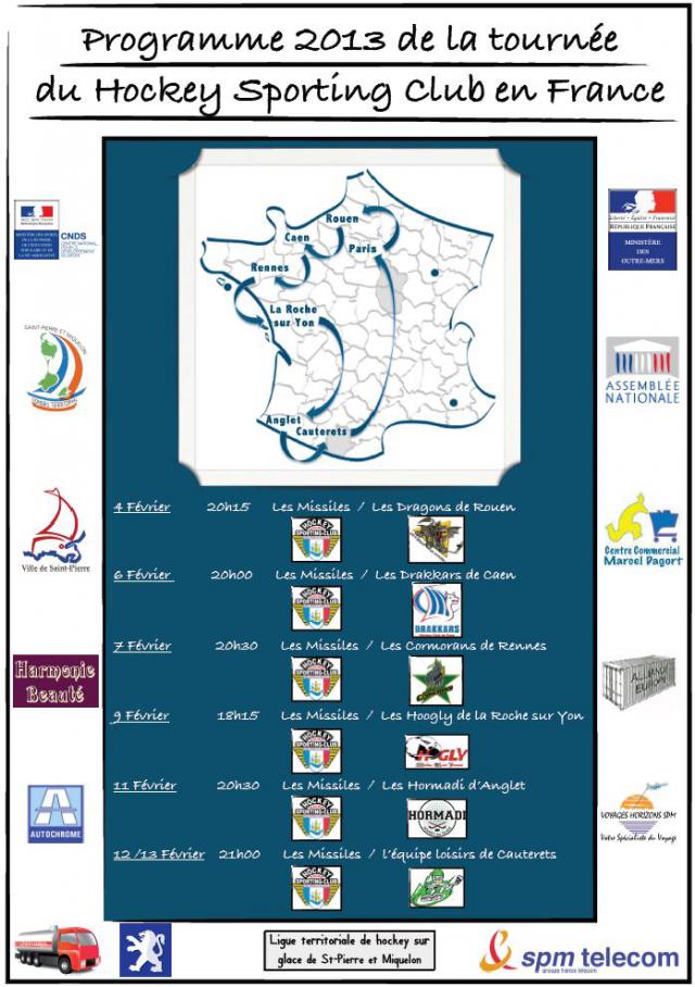 Photo hockey Les Missiles de St Pierre et Miquelon en métropole - Ligue Magnus