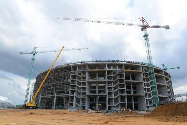 Photo hockey Les travaux avancent à la patinoire d