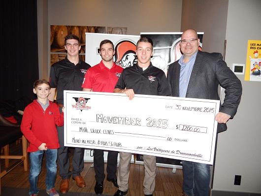 Photo hockey LHJMQ : Bilan du Movember chez les Voltigeurs - LHJMQ - Ligue de Hockey Junior Majeur du Québec ARCHIVES