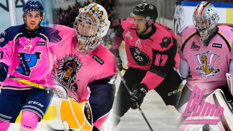 Photo hockey LHJMQ - Les matchs en rose en LHJMQ - LHJMQ - Ligue de Hockey Junior Majeur du Québec