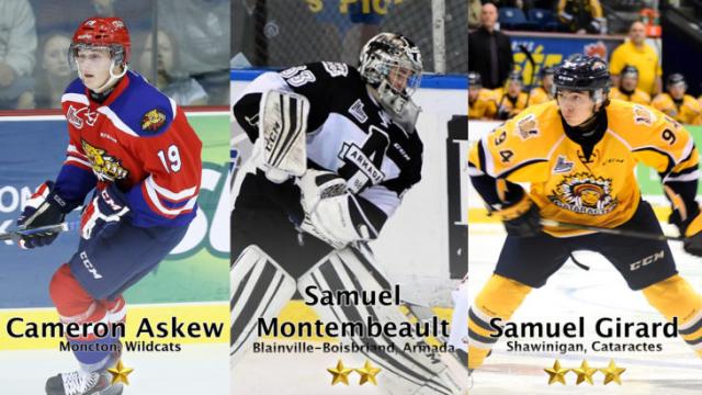 Photo hockey LHJMQ - Les trois étoiles de la semaine - LHJMQ - Ligue de Hockey Junior Majeur du Québec