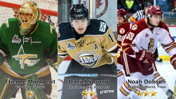 Photo hockey LHJMQ - Les trois étoiles de la semaine - LHJMQ - Ligue de Hockey Junior Majeur du Québec
