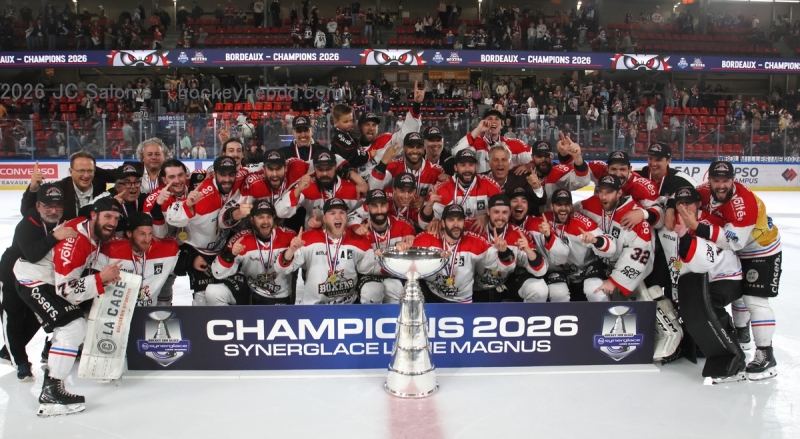 Photo hockey LM - Finale Bordeaux Champion - Ligue Magnus