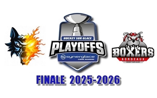 Photo hockey LM - Finale Play-offs - Résultats  Match 3 & 4 du 14 & 15 Avril 2026 - Ligue Magnus