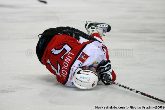 Photo hockey LM : Joni Lindlöf out, Gervais au repos - Ligue Magnus : Briançon  (Les Diables Rouges)