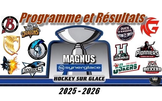 Photo hockey LM - Résultat 24ème journée avancée - Dimanche 19 octobre 2025 - Ligue Magnus