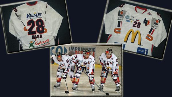Photo hockey Maillots aux enchères à Grenoble - Ligue Magnus : Grenoble  (Les Brûleurs de Loups)