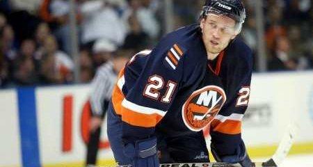 Photo hockey Mariusz Czerkawski tire sa révérance - Hockey dans le Monde