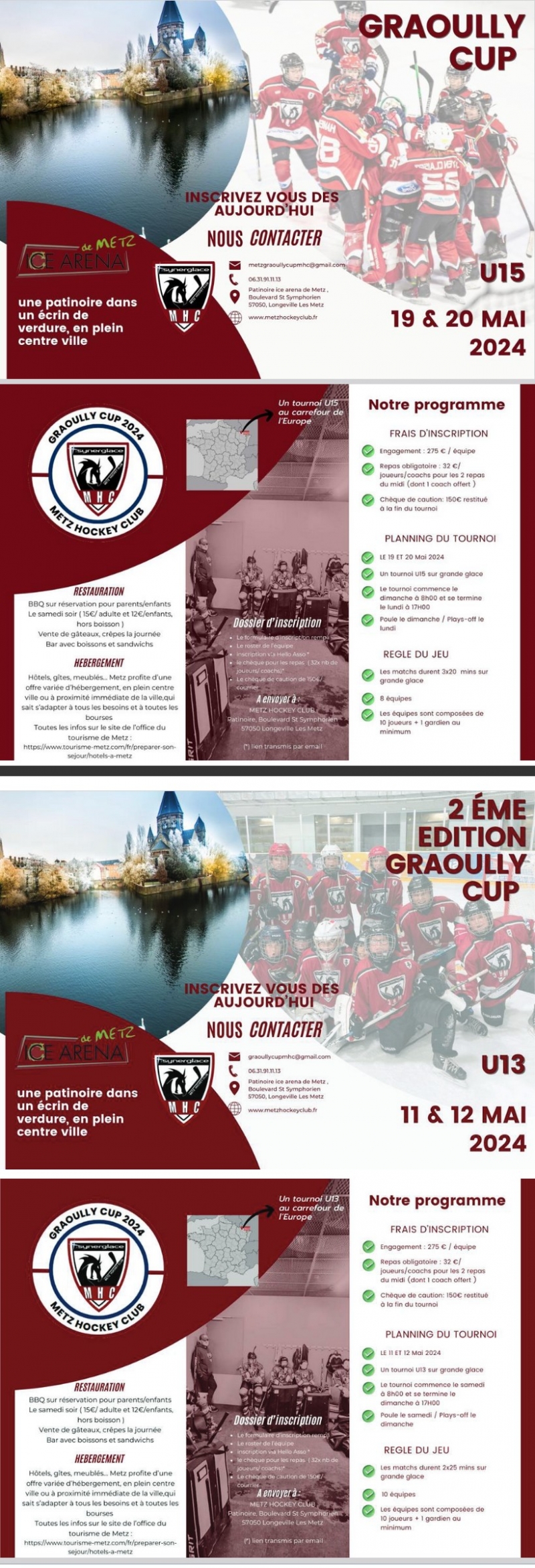 Photo hockey Metz - Tournois U13 et U15 - 2024 - Hockey Mineur : Metz (Les Graoullys)