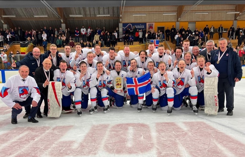 Photo hockey Mondial D2B : Les Islandais régalent à domicile - Championnats du monde