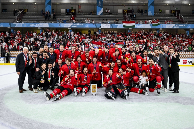 Photo hockey Mondial DI A : Hongrie et Slovénie promues - Championnats du monde