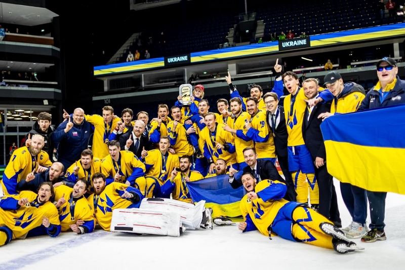 Photo hockey Mondial DI B : Slava Ukraïni ! - Championnats du monde