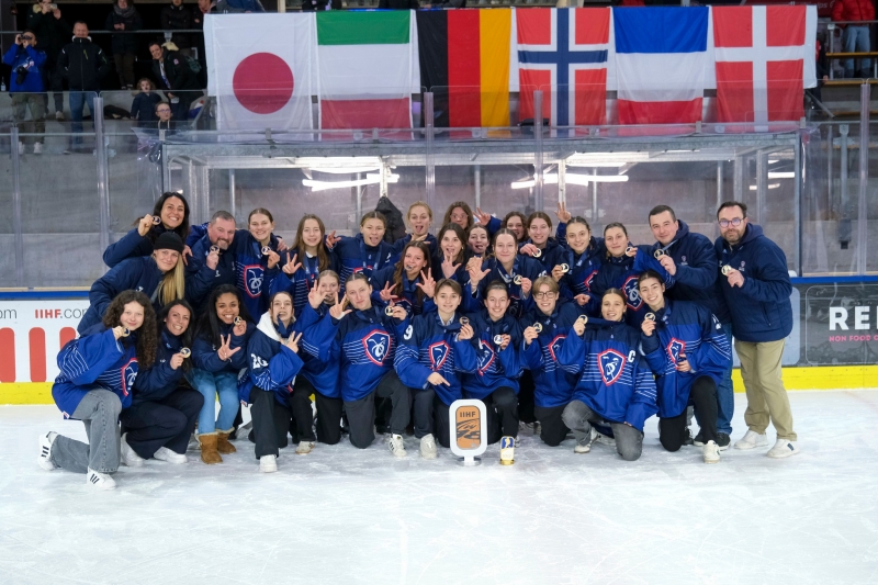 Photo hockey Mondial U18 I A : Les Bleuettes en bronze - Championnats du monde