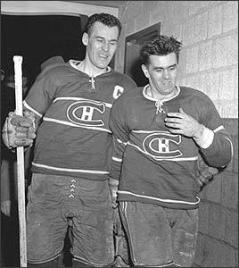 Photo hockey Montreal : décès de Emile Butch Bouchard - NHL : National Hockey League - AHL